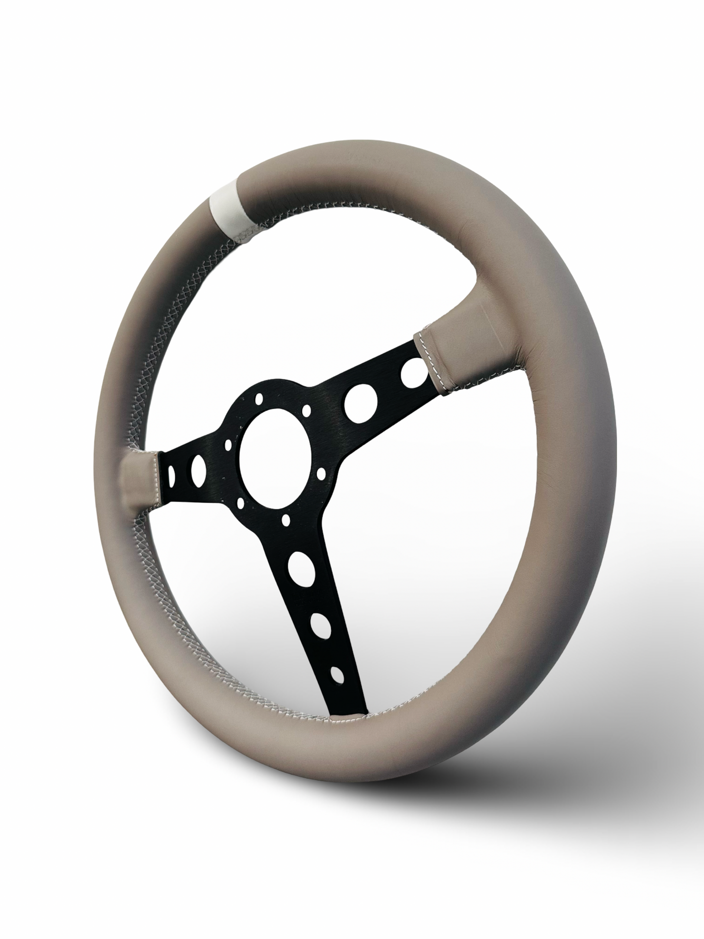 Customize your steering wheel with our bespoke upholstery service. Please provide your steering wheel along with your chosen design and color combination.