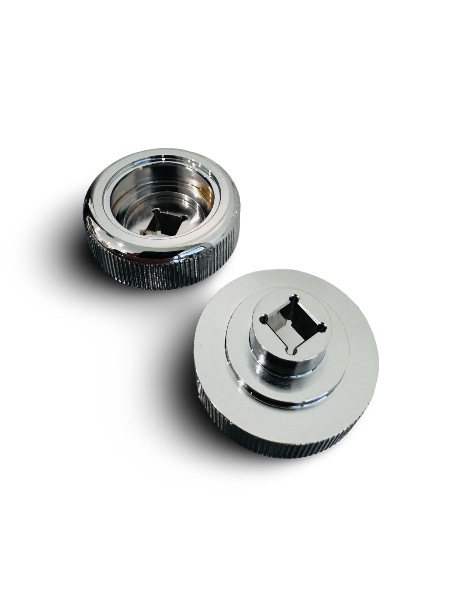 Set 911 Interior Door Lock Rotary Knob Without Cap Aluminum.