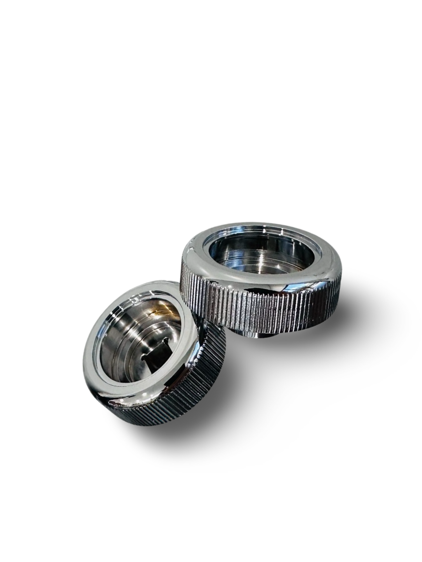 Set 911 Interior Door Lock Rotary Knob Without Cap Aluminum.