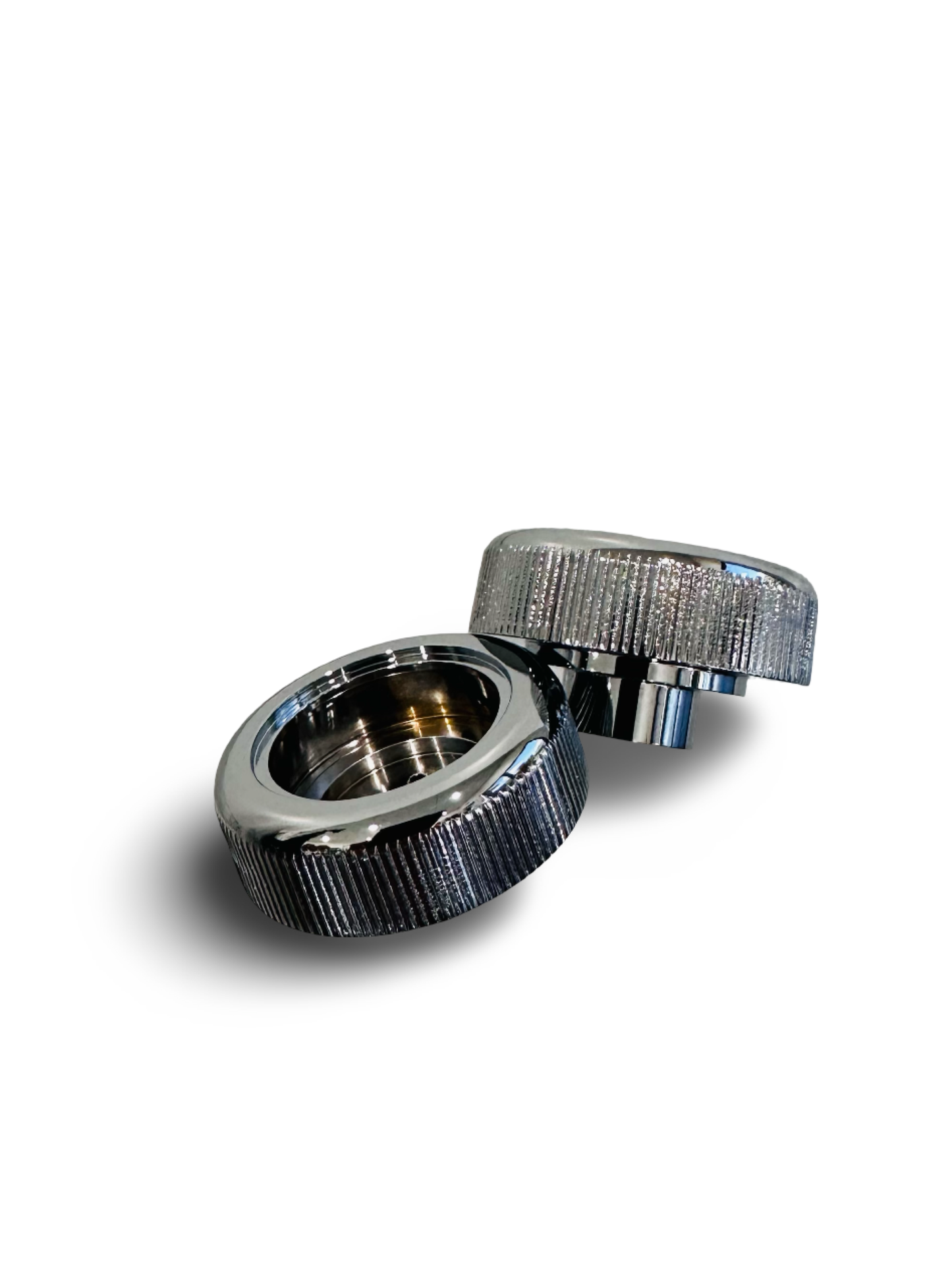 Set 911 Interior Door Lock Rotary Knob Without Cap Aluminum.