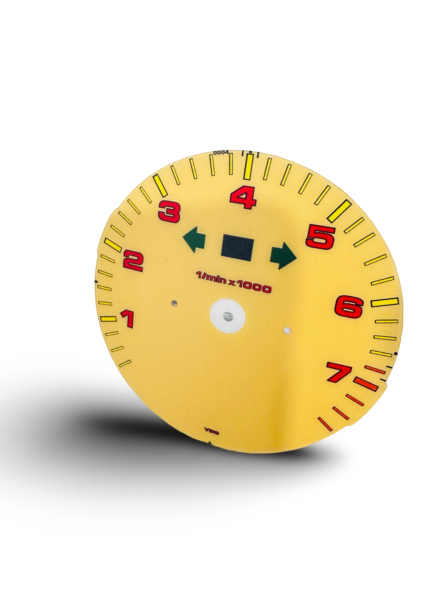 Speedometer Dial 964 993 Tachometer Without Board Computer. Speed Yellow W/ Red Numbers. One available.
