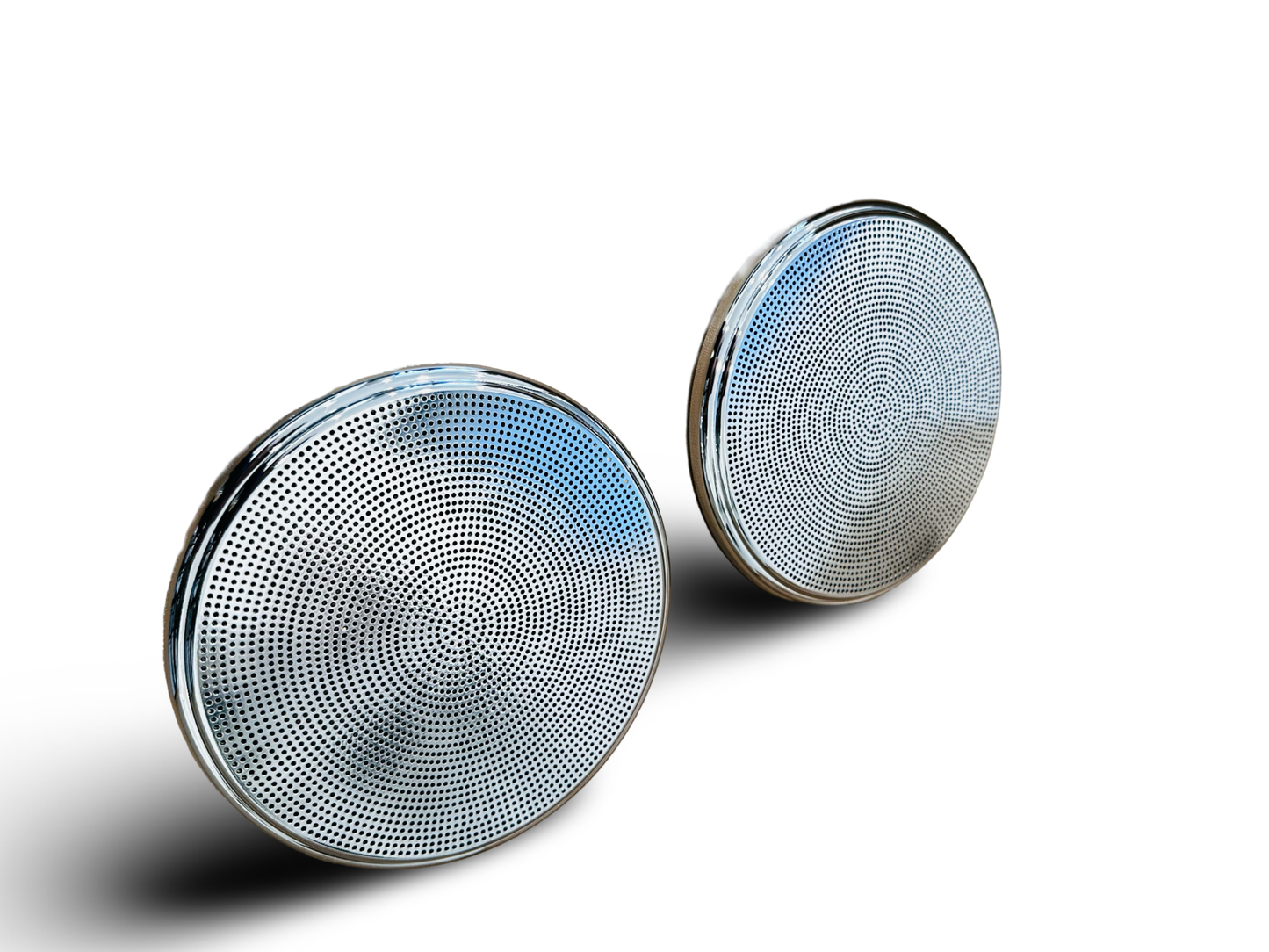 911 Front Speaker Covers in Aluminum. Must be installed with factory plastic 964 part -# 91155567101 - SET