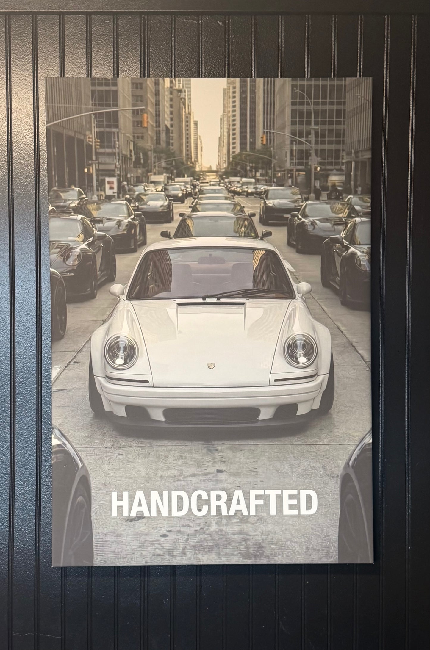 Supersport poster on canvas, 36" x 40".