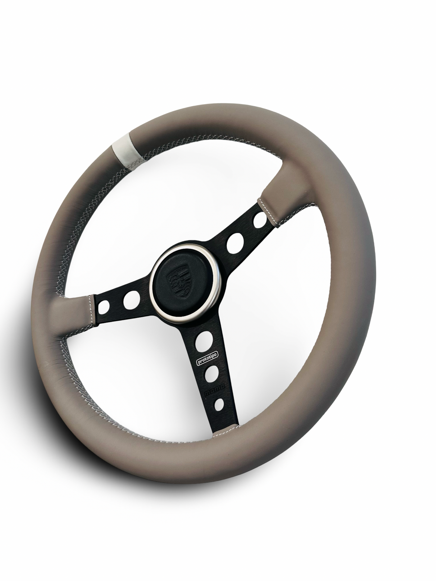 Large Aluminum Horn Button