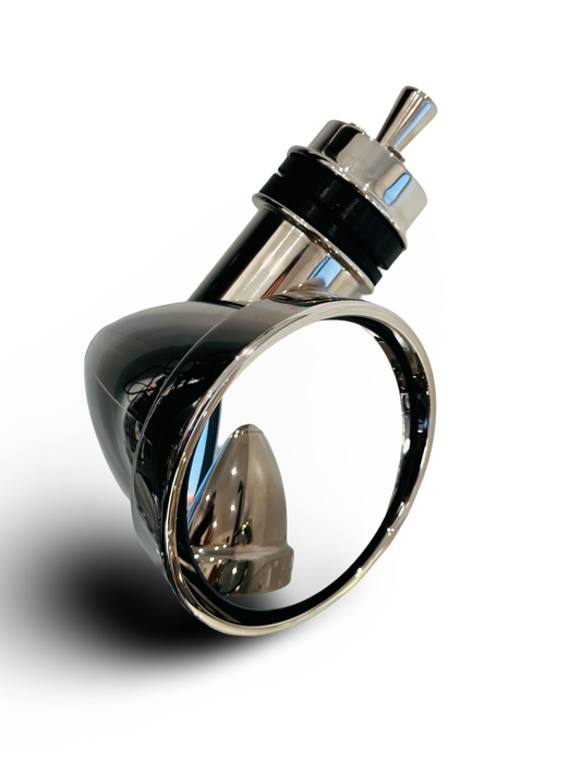 Polished Metal Through Glass Mirrors. Fantastic Quality. Last Set!!