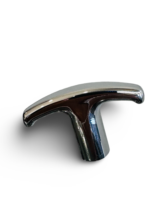 Engine bay knob release. Polished Aluminum