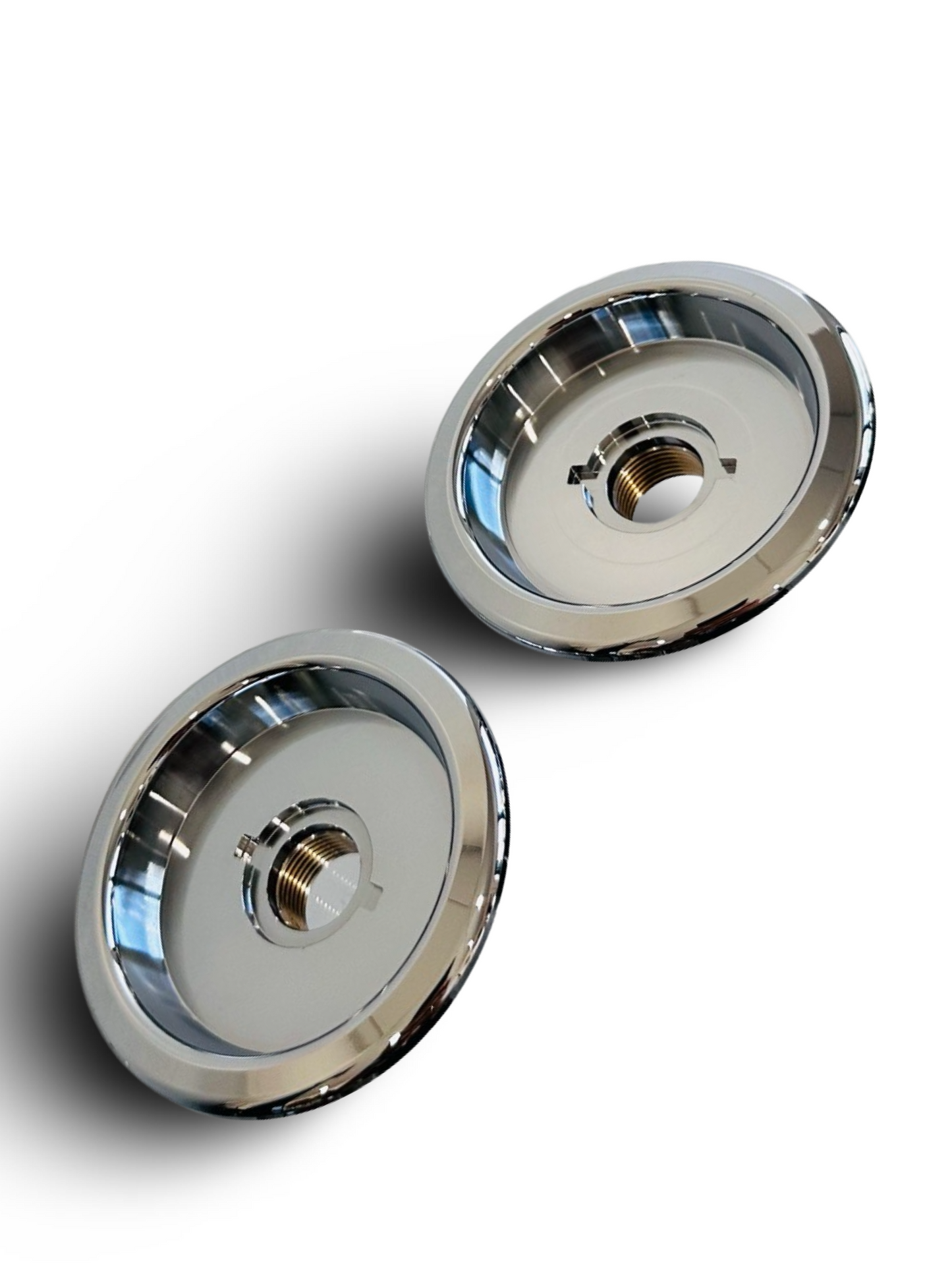 911 928 & 964 DOOR PANEL INSIDE DOOR LOCK TRIM ALUMINUM SET