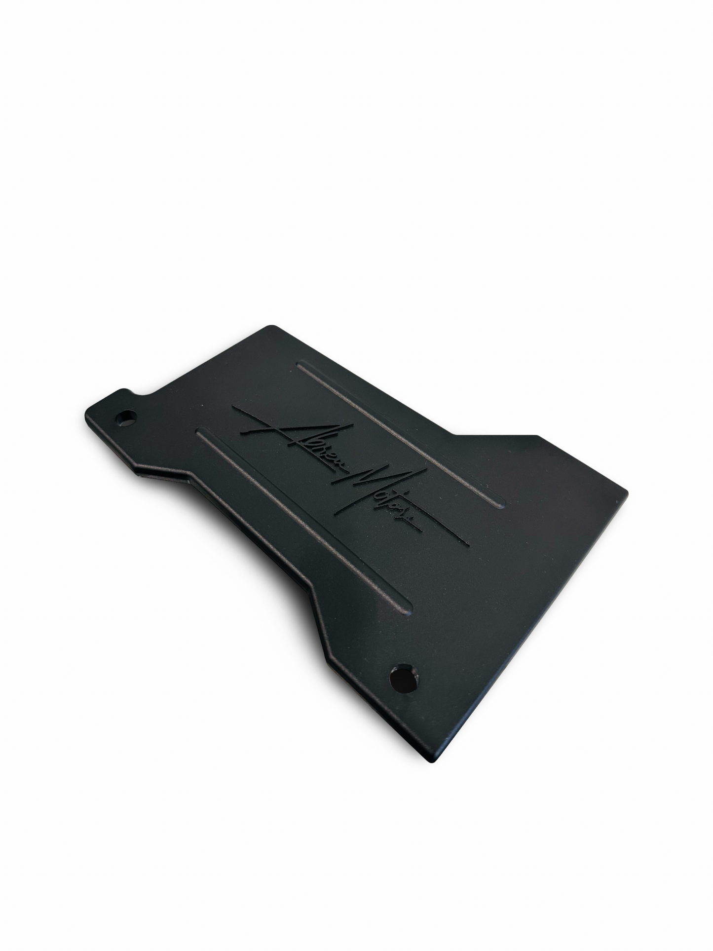 Abreu Motors Bespoke Black Anodized Aluminum AC Compressor Cover Delete