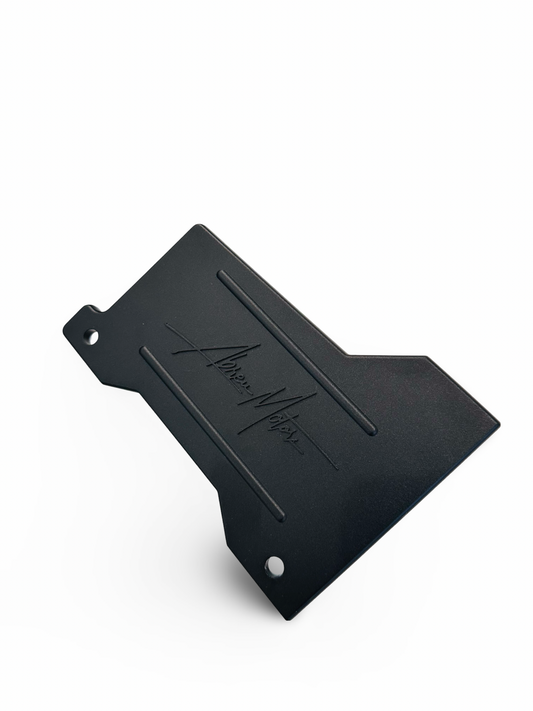 Abreu Motors Bespoke Black Anodized Aluminum AC Compressor Cover Delete