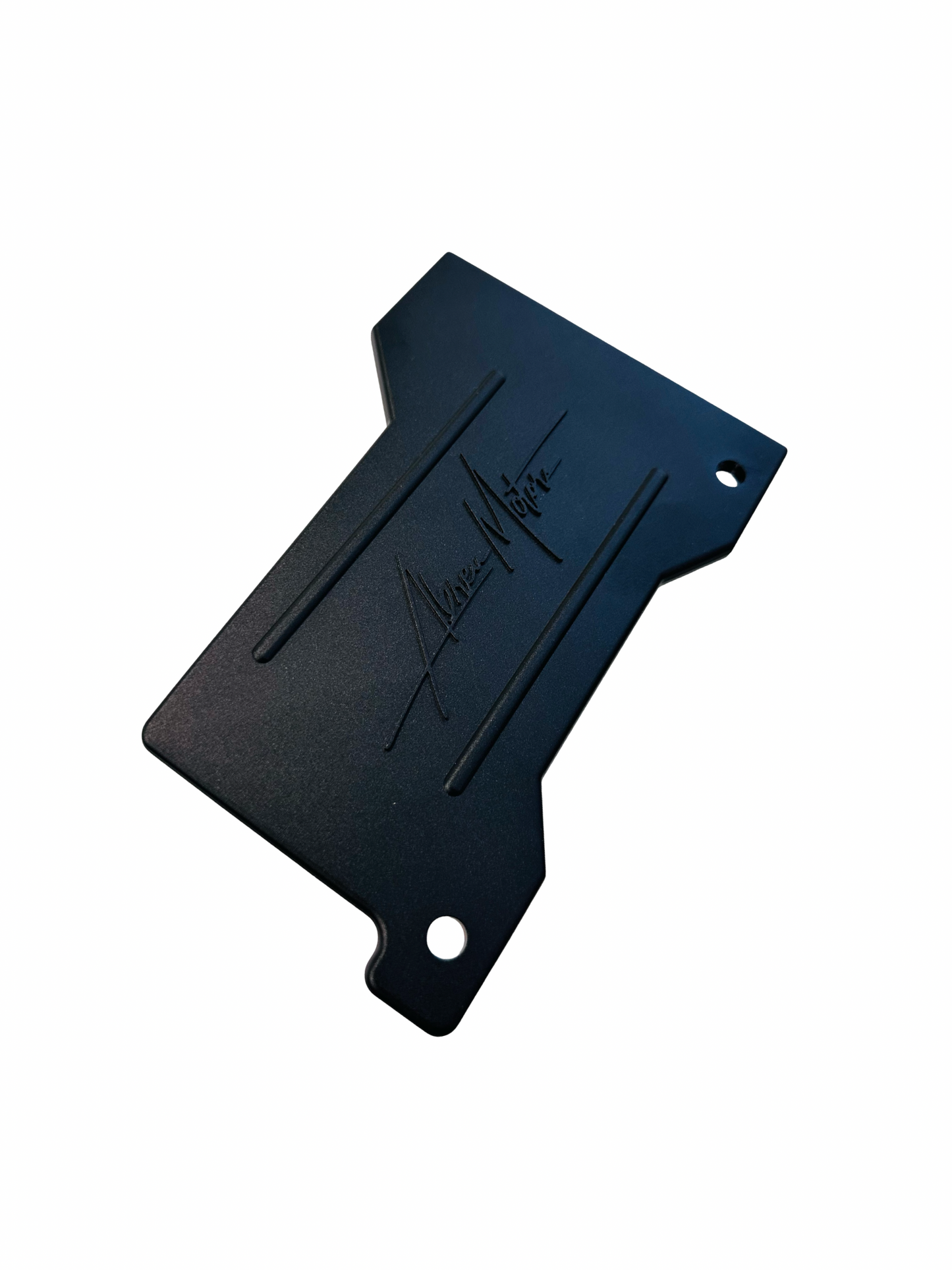 Abreu Motors Bespoke Black Anodized Aluminum AC Compressor Cover Delete