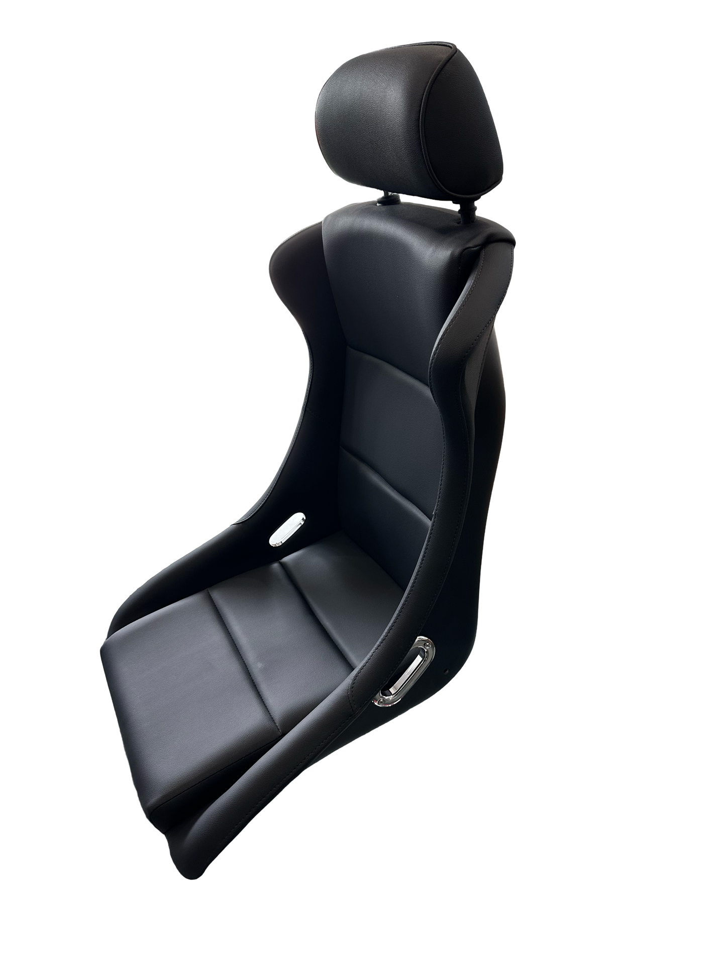 Black Leatherette Classic Hardback Sport Seats Set. Last one available.