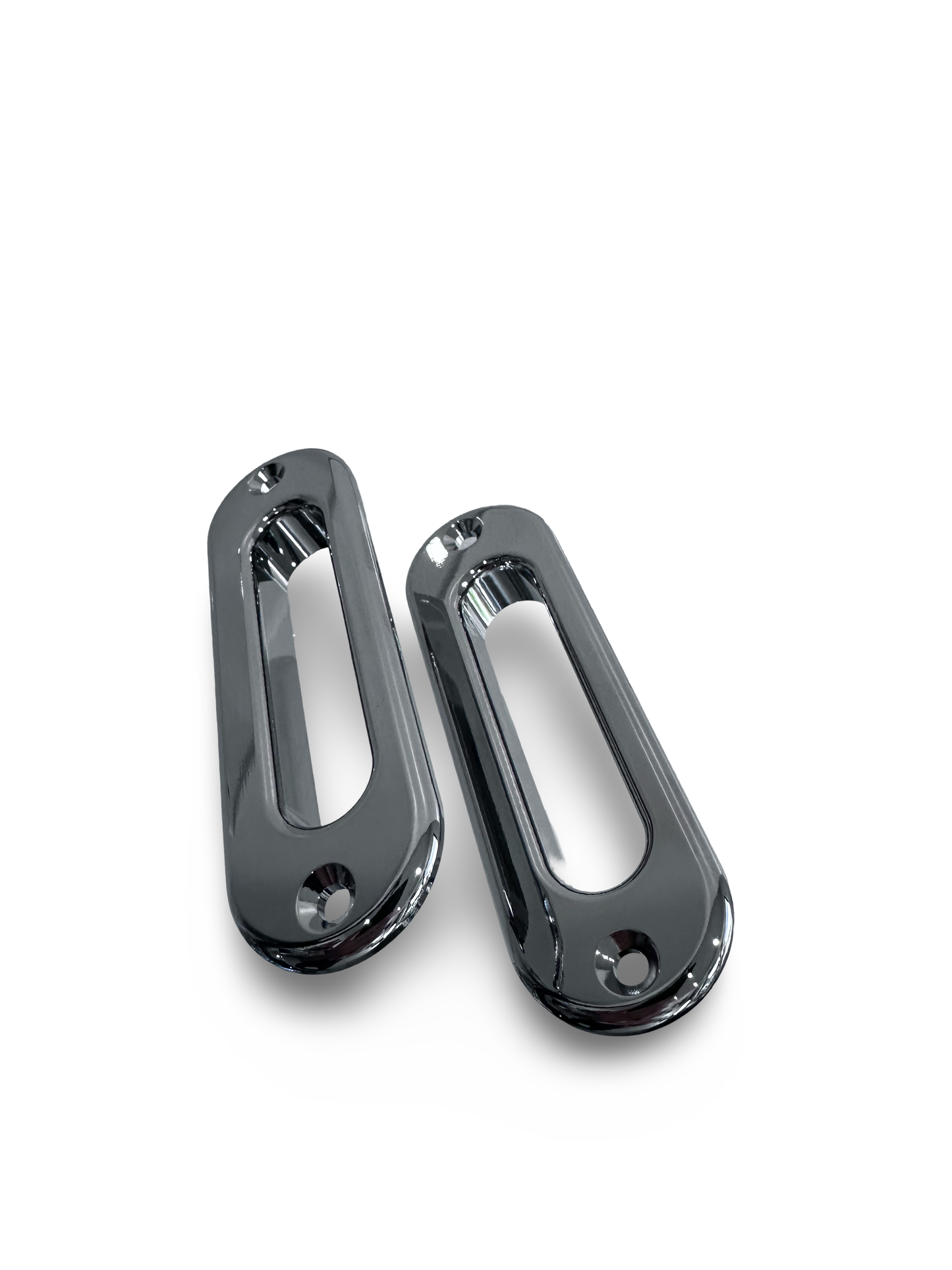911 Rear Panel Seat Belt Bezel - Set. Aluminum.