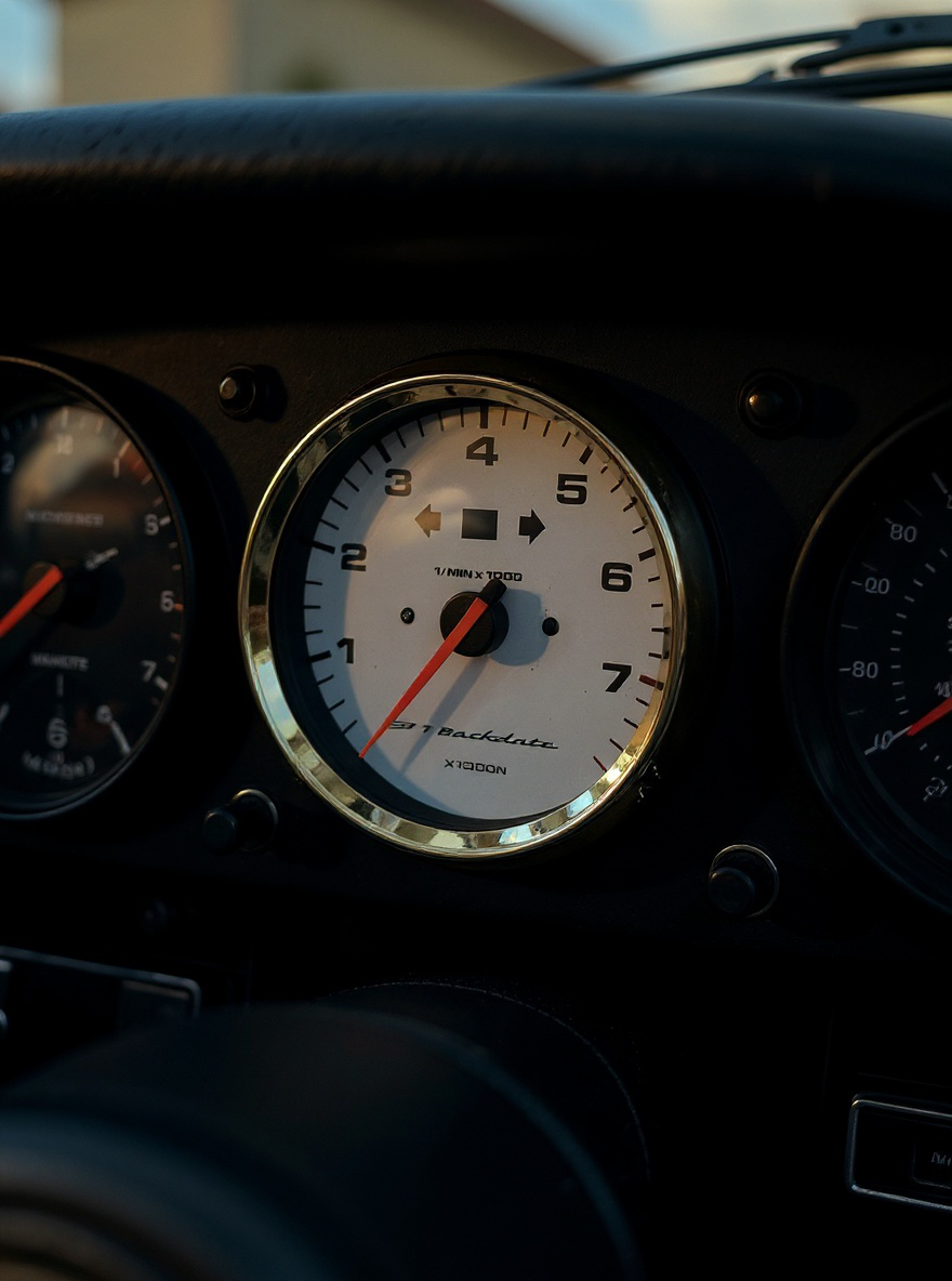 Tachometer brass ring
